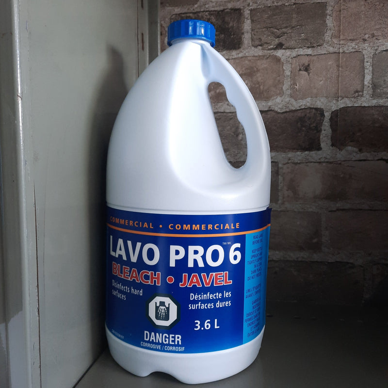 LAVO PRO 6 Eau de javel, hypochlorite de sodium 6 %