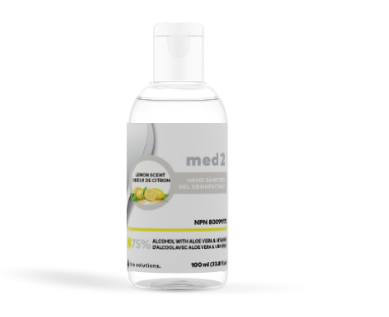 MED 2 Gel désinfectant pour les mains à base d'alcool 75%