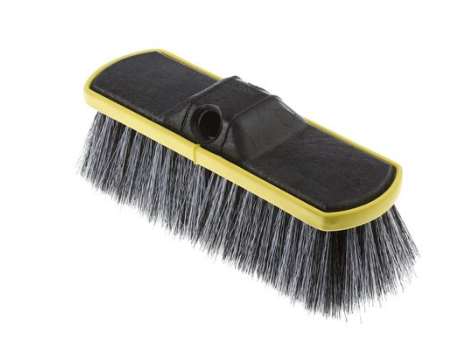 Brosse à véhicule crin synthétique.