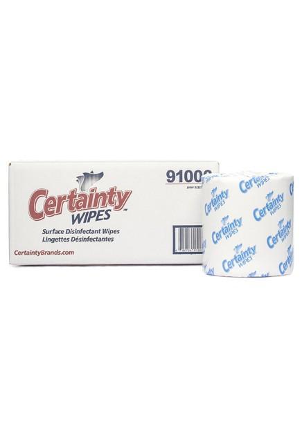 MER-91000 Lingettes humides désinfectantes Certainty