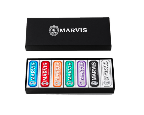 Marvis coffret cadeau de luxe avec dentifrices 7 différents parfums