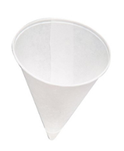 Gobelet conique en papier 4OZ