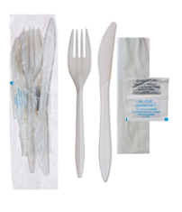ENSEMBLE USTENSILES BLANC C-F-N-S-P