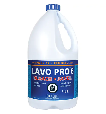 LAVO PRO 6 Eau de javel, hypochlorite de sodium 6 %