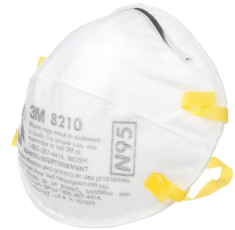 Respirateurs contre les particules 8210, N95, Certifié NIOSH