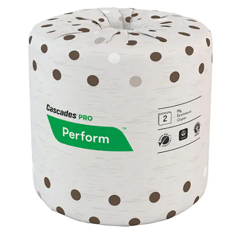 Papier hygiénique Pro Perform, 2 Pli, 400 Feuilles/Rouleau