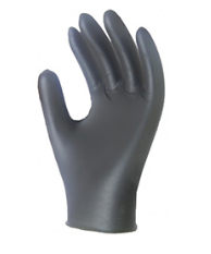 GANTS NITRILE SANS POUDRE NOIR