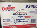 MER-92400 Lingettes humides désinfectantes pour surfaces dures