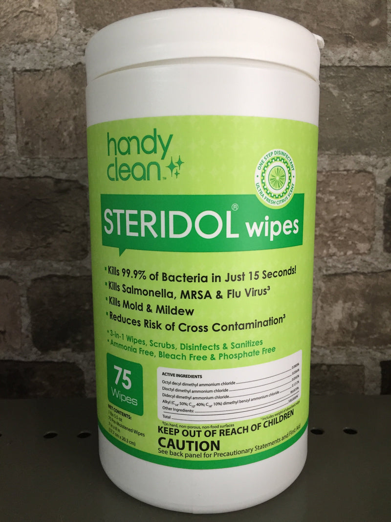 STERIDOL Lingettes Nettoyant Désinfectant