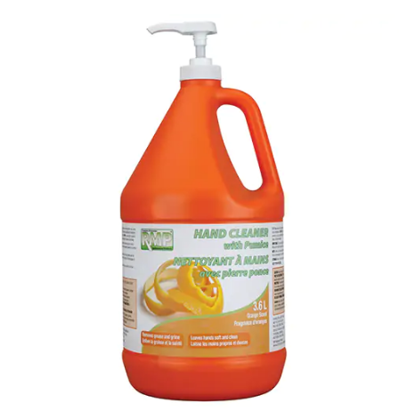 Nettoyant pour les mains à l'orange, Pierre ponce, 3,6 L, Cruche, Orange